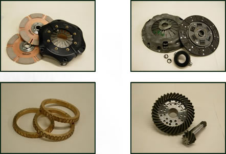 A range of Clutch, Gearbox and Drivetrain parts.