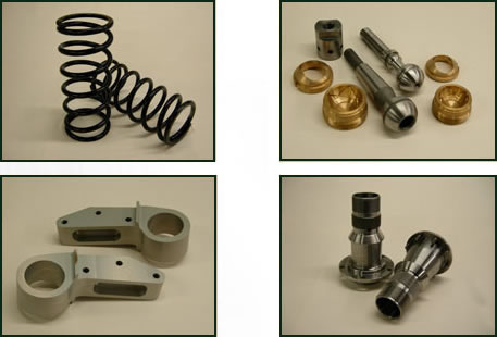 A range of suspension components